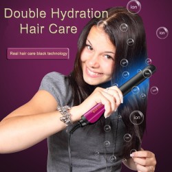 Hair straightener / curler - temperature control - fast heating - wet / dry hairHair straighteners