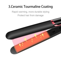 Hair straightener / curler - temperature control - fast heating - wet / dry hairHair straighteners