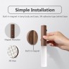 LED wooden wall light - infrared / night sensor - wireless - USB chargingWall lights