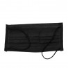 Protective face / mouth mask - disposable - black - 50 piecesMouth masks
