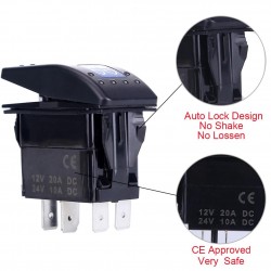Car switch light - LED toggle switch - waterproof - 12V / 24VSwitches