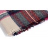 Plaid cashmere shawl - triangle shapeScarves