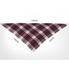 Plaid cashmere shawl - triangle shapeScarves