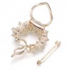 Crystal flower with rhinestones - elegant broochBrooches