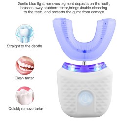 Automatic electric toothbrush - teeth whitening - blue light - waterproofTeeth Whitening