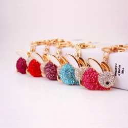 Crystal rabbit - keychainKeyrings