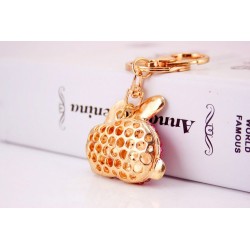 Crystal rabbit - keychainKeyrings
