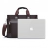 Elegant leather shoulder bag - wideBags
