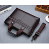 Elegant leather shoulder bag - wideBags