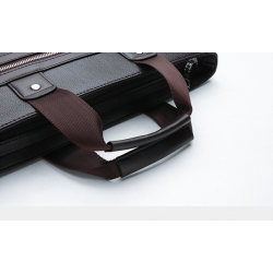 Elegant leather shoulder bag - wideBags