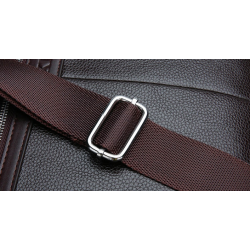 Elegant leather shoulder bag - wideBags