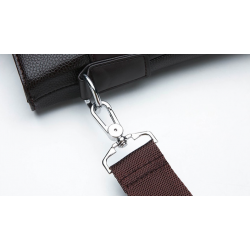 Elegant leather shoulder bag - wideBags