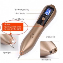 Laser plasma pen - freckles / mole / dark spots removal - LCD LED displaySkin