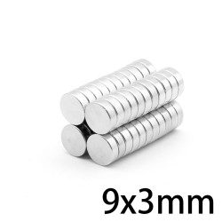 N35 - neodymium magnet - strong disc - 9mm * 3mm - 20 piecesN35
