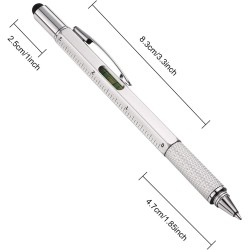 7 in 1 multifunction pen - ruler - screwdriver - spirit level - touch screen stylusPens & Pencils