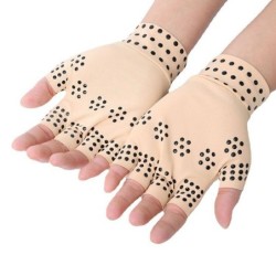 Fingerless therapeutic gloves - arthritis - joint pain - massageMassage
