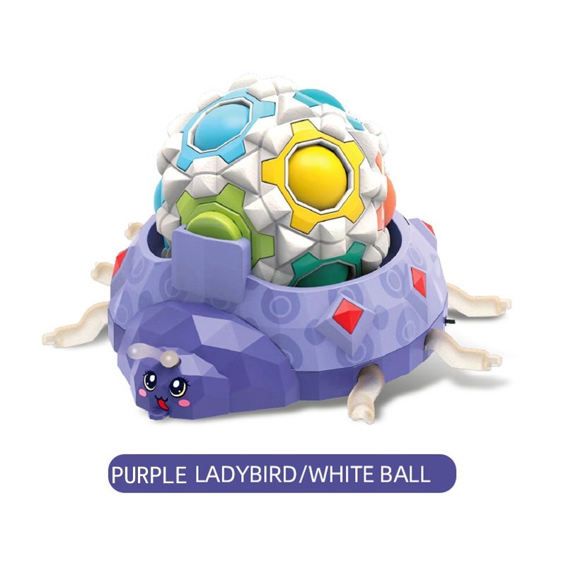 Ladybird - magic massage cube - sensory / spinning toy - LEDFidget Spinner