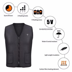 USB infrared heating vest - electric thermal jacketJackets