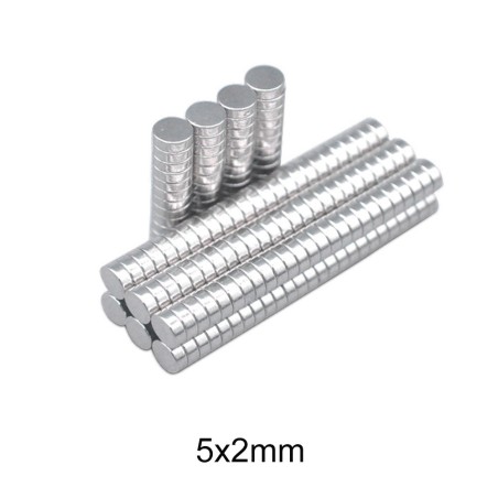 N35 - neodymium magnet - strong disc - 5mm * 2mm - 50 piecesN35