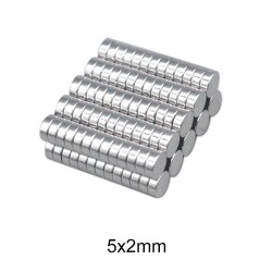 N35 - neodymium magnet - strong disc - 5mm * 2mm - 50 piecesN35