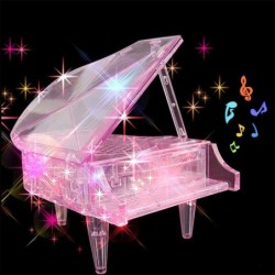 Puzzle crystal piano - music box - assembly toyStatues & Sculptures