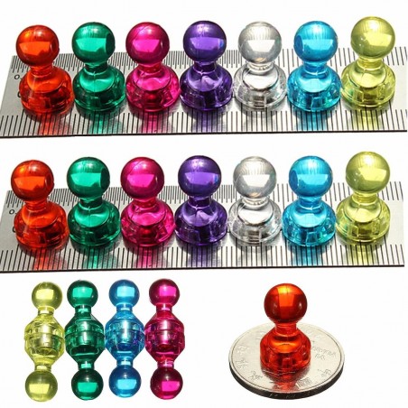 Neodymium strong magnet - thumbtack - 14 piecesOffice