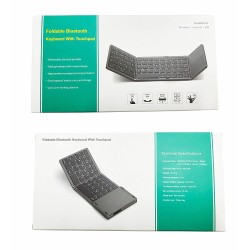 Foldable Bluetooth keyboard - with touchpad - ultra thinKeyboards