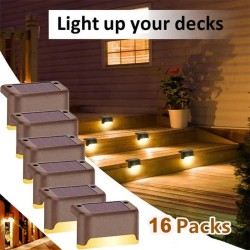Solar deck lights - patio - fence - garden - waterproof - LEDSolar lighting