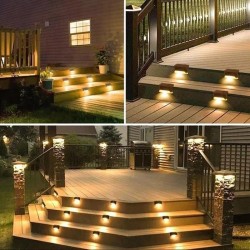 Solar deck lights - patio - fence - garden - waterproof - LEDSolar lighting