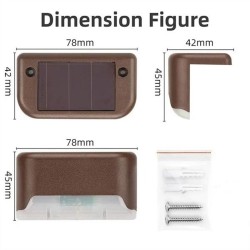 Solar deck lights - patio - fence - garden - waterproof - LEDSolar lighting