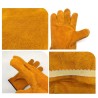 Safety / work gloves - fireproof - cow leather - for welding / solderingWelding