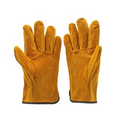 Safety / work gloves - fireproof - cow leather - for welding / solderingWelding