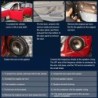 Universal car coaxial speaker - Hifi - full range - 2-way mounting - 100WSpeakers