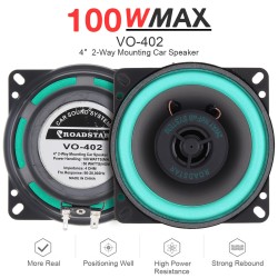 Universal car coaxial speaker - Hifi - full range - 2-way mounting - 100WSpeakers