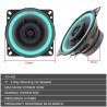 Universal car coaxial speaker - Hifi - full range - 2-way mounting - 100WSpeakers