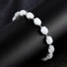 Elegant bracelet - natural moonlight stone - 925 sterling silverBracelets