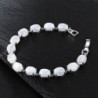 Elegant bracelet - natural moonlight stone - 925 sterling silverBracelets