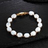 Elegant bracelet - natural moonlight stone - 925 sterling silverBracelets