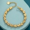 Lucky four-leaf clover - gold braceletBracelets