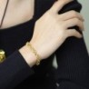 Lucky four-leaf clover - gold braceletBracelets