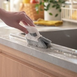 2 In 1 groove cleaning tool - window / door frame cleaning brush - clothCleaning