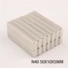 N40 - neodymium magnet - strong rectangular block - 50mm * 10mm * 5mmN40