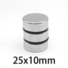 N35 - neodymium magnet - strong disc - 25mm * 10mmN35