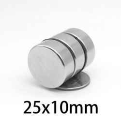 N35 - neodymium magnet - strong disc - 25mm * 10mmN35