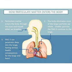 Protective face / mouth face mask - anti-dust - anti-pollution - with air valve - reusableMouth masks