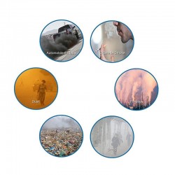Protective face / mouth face mask - anti-dust - anti-pollution - with air valve - reusableMouth masks