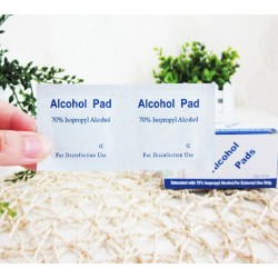 Alcohol swabs pads - antiseptic wipes - anti bacterial - 100 piecesHealth & Beauty