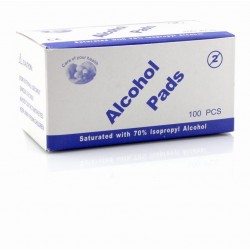 Alcohol swabs pads - antiseptic wipes - anti bacterial - 100 piecesHealth & Beauty