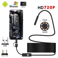 Mini endoscope camera - waterproof - 6 LED - 720P - 7mmCamera