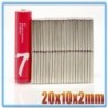 N35 - neodymium magnet - strong block - 20mm * 10mm * 2mmN35